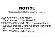 Load image into Gallery viewer, Rear Brake Drum Shoes &amp; Spring Kit For Chevrolet Pontiac Grand Am Malibu Classic