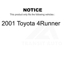 Load image into Gallery viewer, Rear Brake Drum Shoes And Spring Kit For 2001 Toyota 4Runner