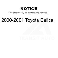 Load image into Gallery viewer, Rear Brake Drum Shoes And Spring Kit For 2000-2005 Toyota Celica