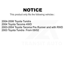 Charger l&#39;image dans la galerie, Rear Brake Drum Shoes And Spring Kit For Toyota Tundra Tacoma