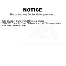 Charger l&#39;image dans la galerie, Rear Brake Drum Shoes And Spring Kit For Chevrolet Cruze Limited