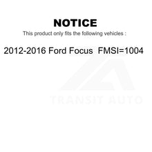 Charger l&#39;image dans la galerie, Rear Brake Drum Shoes And Spring Kit For 2012-2016 Ford Focus FMSI=1004