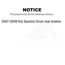 Load image into Gallery viewer, Rear Brake Drum Shoes And Spring Kit For 2007-2009 Kia Spectra rear brakes