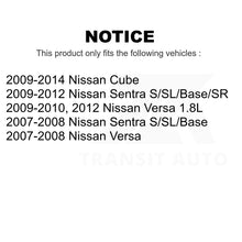Load image into Gallery viewer, Rear Brake Drum Shoes And Spring Kit For Nissan Sentra Versa Cube
