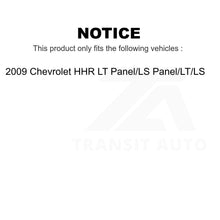 Load image into Gallery viewer, Rear Brake Drum Shoe &amp; Spring Kit For 2009 Chevrolet HHR LT Panel LS