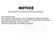 Charger l&#39;image dans la galerie, Rear Brake Drum Shoes And Spring Kit For Chevrolet Cobalt HHR Pontiac G5