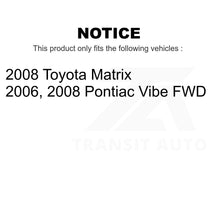 Load image into Gallery viewer, Rear Brake Drum Shoes Spring And Cylinders Kit For Pontiac Vibe Toyota Matrix