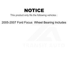 Load image into Gallery viewer, Rear Brake Drum Shoe Spring &amp; Cylinder Kit For Ford Focus Wheel Bearing Includes