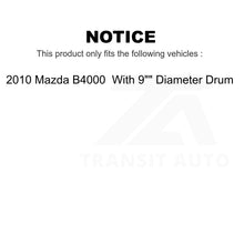 Load image into Gallery viewer, Rear Brake Drum Shoes And Spring Kit For 2010 Mazda B4000 With 9&quot; Diameter