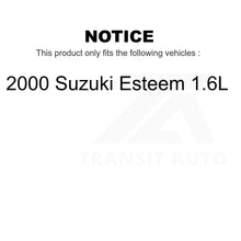 Charger l&#39;image dans la galerie, Rear Brake Drum Shoes Spring And Cylinders Kit For 2000 Suzuki Esteem 1.6L