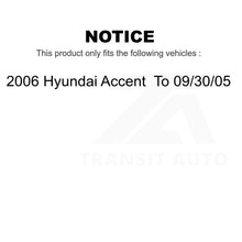 Load image into Gallery viewer, Rear Brake Drum Shoe Spring And Cylinder Kit For 2006 Hyundai Accent To 09 30 05