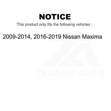 Charger l&#39;image dans la galerie, Front Rear Ceramic Brake Pads And Parking Shoes Kit For Nissan Maxima