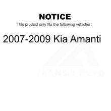 Charger l&#39;image dans la galerie, Front Rear Ceramic Brake Pads And Parking Shoes Kit For 2007-2009 Kia Amanti