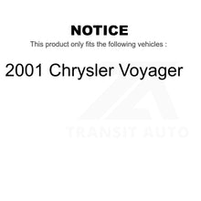 Charger l&#39;image dans la galerie, Front Rear Ceramic Brake Pads And Parking Shoes Kit For 2001 Chrysler Voyager