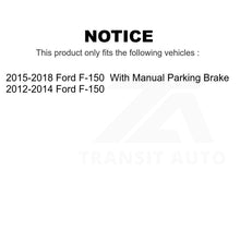 Load image into Gallery viewer, Front Rear Ceramic Brake Pads And Parking Shoes Kit For Ford F-150