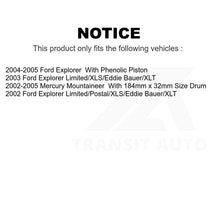 Load image into Gallery viewer, Front Rear Ceramic Brake Pads And Parking Shoes Kit For Ford Explorer Mercury