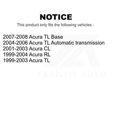 Charger l&#39;image dans la galerie, Front Rear Ceramic Brake Pads And Parking Shoes Kit For Acura TL RL CL