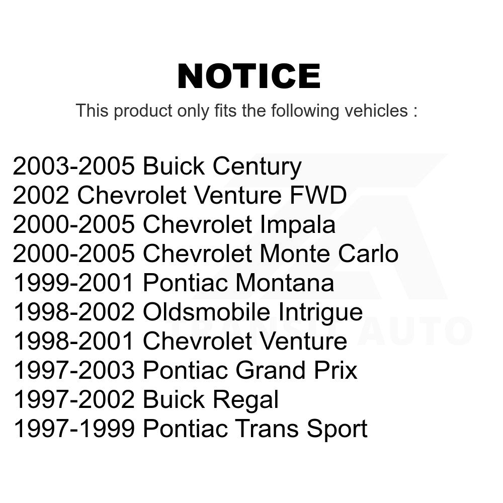 Front Rear Ceramic Brake Pads Parking Shoes Kit For Chevrolet Impala Buick Grand