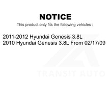 Charger l&#39;image dans la galerie, Front Rear Ceramic Brake Pads And Parking Shoes Kit For Hyundai Genesis 3.8L