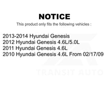 Charger l&#39;image dans la galerie, Front Rear Ceramic Brake Pads And Parking Shoes Kit For Hyundai Genesis