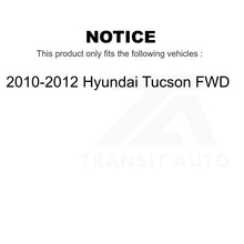 Charger l'image dans la galerie, Front Rear Ceramic Brake Pads Parking Shoes Kit For 2010-2012 Hyundai Tucson FWD