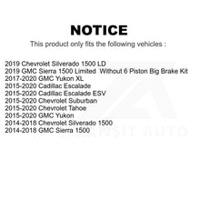 Load image into Gallery viewer, Front Rear Ceramic Brake Pads Parking Shoes Kit For Chevrolet Silverado 1500 GMC