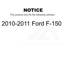 Charger l&#39;image dans la galerie, Front Rear Ceramic Brake Pads And Parking Shoes Kit For 2010-2011 Ford F-150