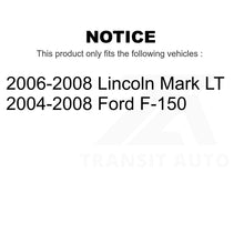 Charger l'image dans la galerie, Front Rear Ceramic Brake Pads &amp; Parking Shoes Kit For Ford F-150 Lincoln Mark LT