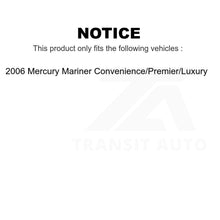 Charger l&#39;image dans la galerie, Front Rear Ceramic Brake Pads And Parking Shoes Kit For Mercury Mariner