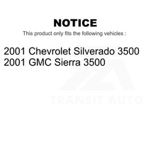 Charger l'image dans la galerie, Front Rear Ceramic Brake Pads Parking Shoes Kit For Chevrolet Silverado 3500 GMC