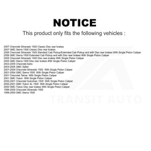 Charger l'image dans la galerie, Front Rear Ceramic Brake Pads Parking Shoes Kit For Chevrolet Silverado 1500 GMC