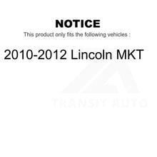 Charger l&#39;image dans la galerie, Front Rear Ceramic Brake Pads And Parking Shoes Kit For 2010-2012 Lincoln MKT