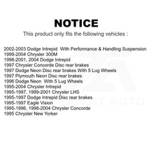 Charger l'image dans la galerie, Front Rear Ceramic Brake Pads Parking Shoes Kit For Chrysler Dodge Intrepid 300M