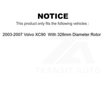 Charger l&#39;image dans la galerie, Front Rear Ceramic Brake Pads And Parking Shoes Kit For Volvo XC90