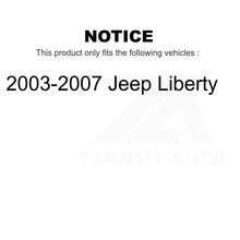 Charger l&#39;image dans la galerie, Front Rear Ceramic Brake Pads And Parking Shoes Kit For 2003-2007 Jeep Liberty