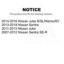 Charger l&#39;image dans la galerie, Front Rear Ceramic Brake Pads And Parking Shoes Kit For Nissan Sentra Juke