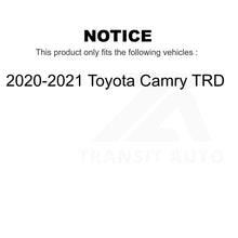 Load image into Gallery viewer, Front Rear Ceramic Brake Pads &amp; Parking Shoes Kit For 2020-2021 Toyota Camry TRD