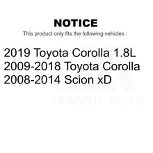 Charger l&#39;image dans la galerie, Front Rear Ceramic Brake Pads And Drum Shoes Kit For Toyota Corolla Scion xD