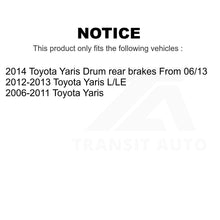 Charger l&#39;image dans la galerie, Front Rear Ceramic Brake Pads And Drum Shoes Kit For Toyota Yaris