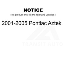 Charger l&#39;image dans la galerie, Front Rear Ceramic Brake Pads And Drum Shoes Kit For 2001-2005 Pontiac Aztek