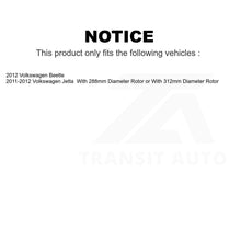 Charger l&#39;image dans la galerie, Front Rear Ceramic Brake Pads And Drum Shoes Kit For Volkswagen Jetta Beetle