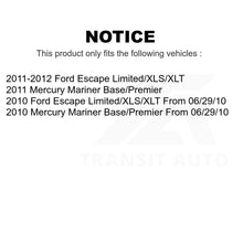 Charger l&#39;image dans la galerie, Front Rear Ceramic Brake Pads And Drum Shoes Kit For Ford Escape Mercury Mariner