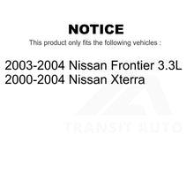 Charger l&#39;image dans la galerie, Front Rear Ceramic Brake Pads And Drum Shoes Kit For Nissan Xterra Frontier