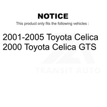 Charger l&#39;image dans la galerie, Front Rear Ceramic Brake Pads And Drum Shoes Kit For Toyota Celica