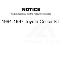 Charger l&#39;image dans la galerie, Front Rear Ceramic Brake Pads And Drum Shoes Kit For 1994-1997 Toyota Celica ST