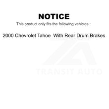 Charger l&#39;image dans la galerie, Front Ceramic Brake Pads And Rear Parking Shoes Kit For Chevrolet Tahoe