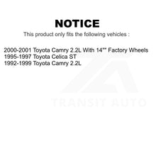 Load image into Gallery viewer, Front Ceramic Brake Pads And Rear Parking Shoes Kit For Toyota Camry Celica