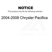 Charger l&#39;image dans la galerie, Front Ceramic Brake Pads &amp; Rear Parking Shoe Kit For 2004-2008 Chrysler Pacifica