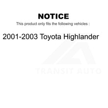 Load image into Gallery viewer, Front Ceramic Brake Pads &amp; Rear Parking Shoe Kit For 2001-2003 Toyota Highlander