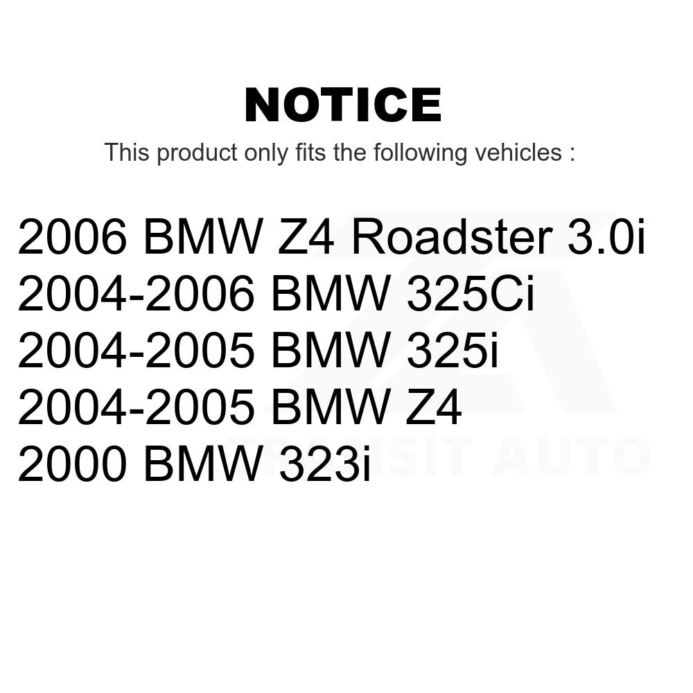 Front Ceramic Brake Pads And Rear Parking Shoes Kit For BMW 325i 325Ci Z4 323i